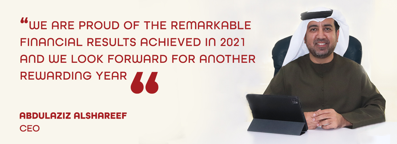 ALAIN FINANCE P.J.S.C records remarkable results for the year 2021!